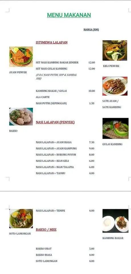 Warong Lalapan Food Photo 1