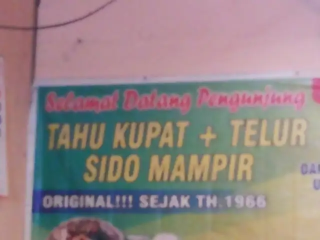 Gambar Makanan Tahu Kupat Sido Mampir 17