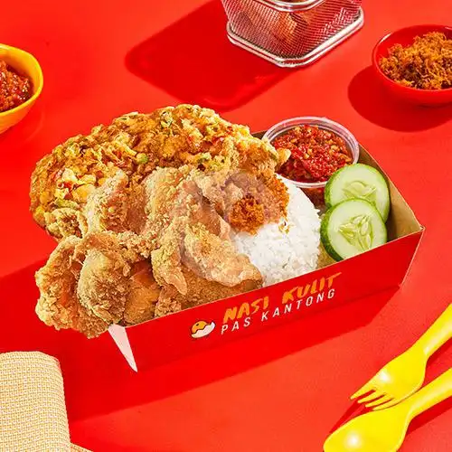 Gambar Makanan Nasi Kulit Pas Kantong, Kramat Jaya 6