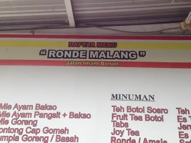 Gambar Makanan Ronde Malang 5