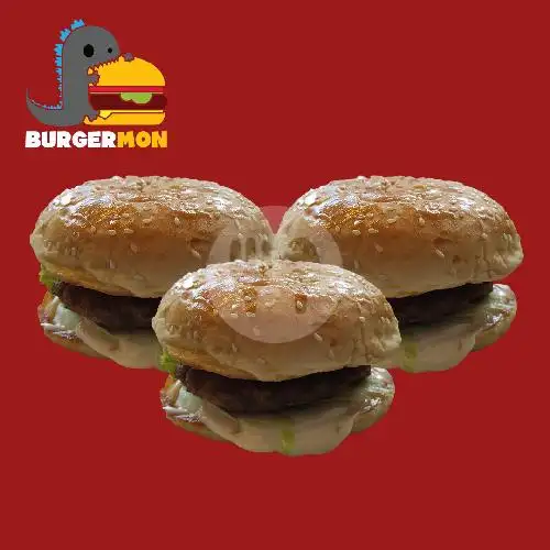 Gambar Makanan Burgermon Express Kelapa Kopyor Burger Monster, Kelapa Gading 9