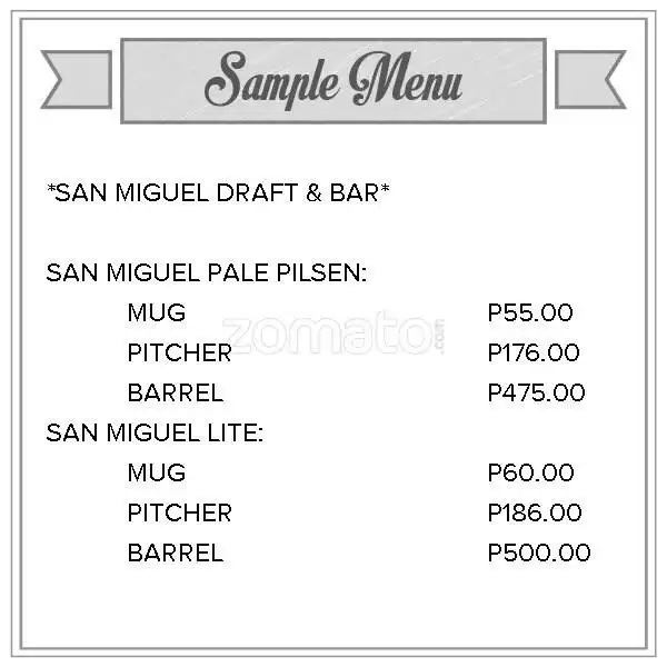 San Miguel Draft Bar Food Photo 1