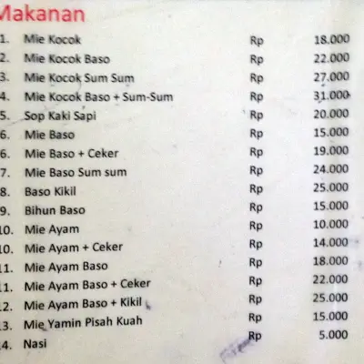 Mie Kocok Pak Uloh Tea