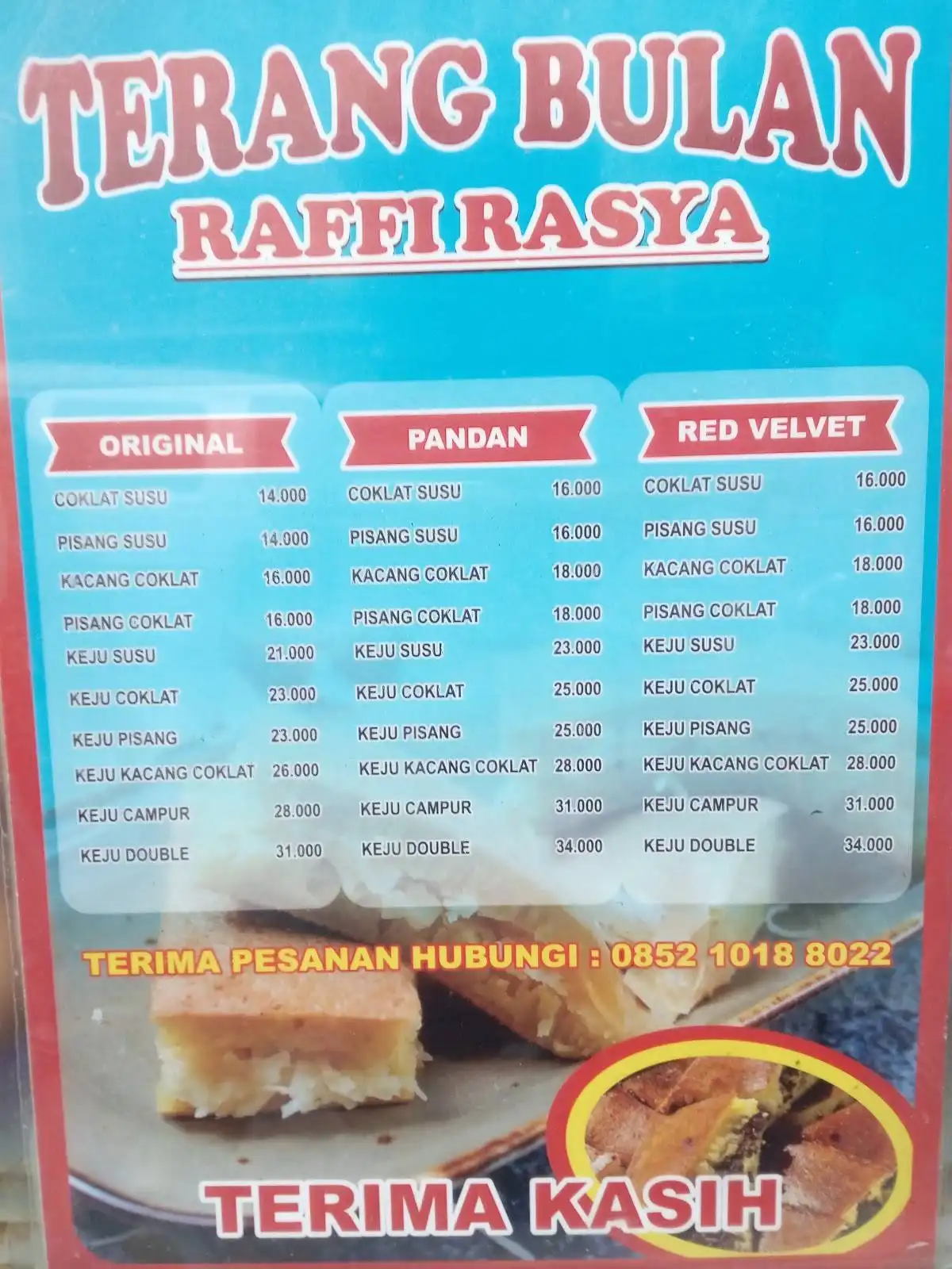 Martabak terang bulan raffi rasya