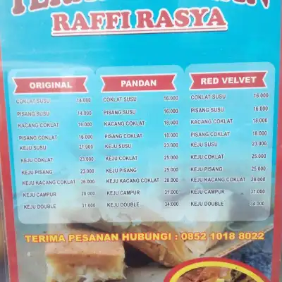 Martabak terang bulan raffi rasya