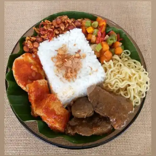 Gambar Makanan Nasi Campur Mas Eddi, Bareng 4