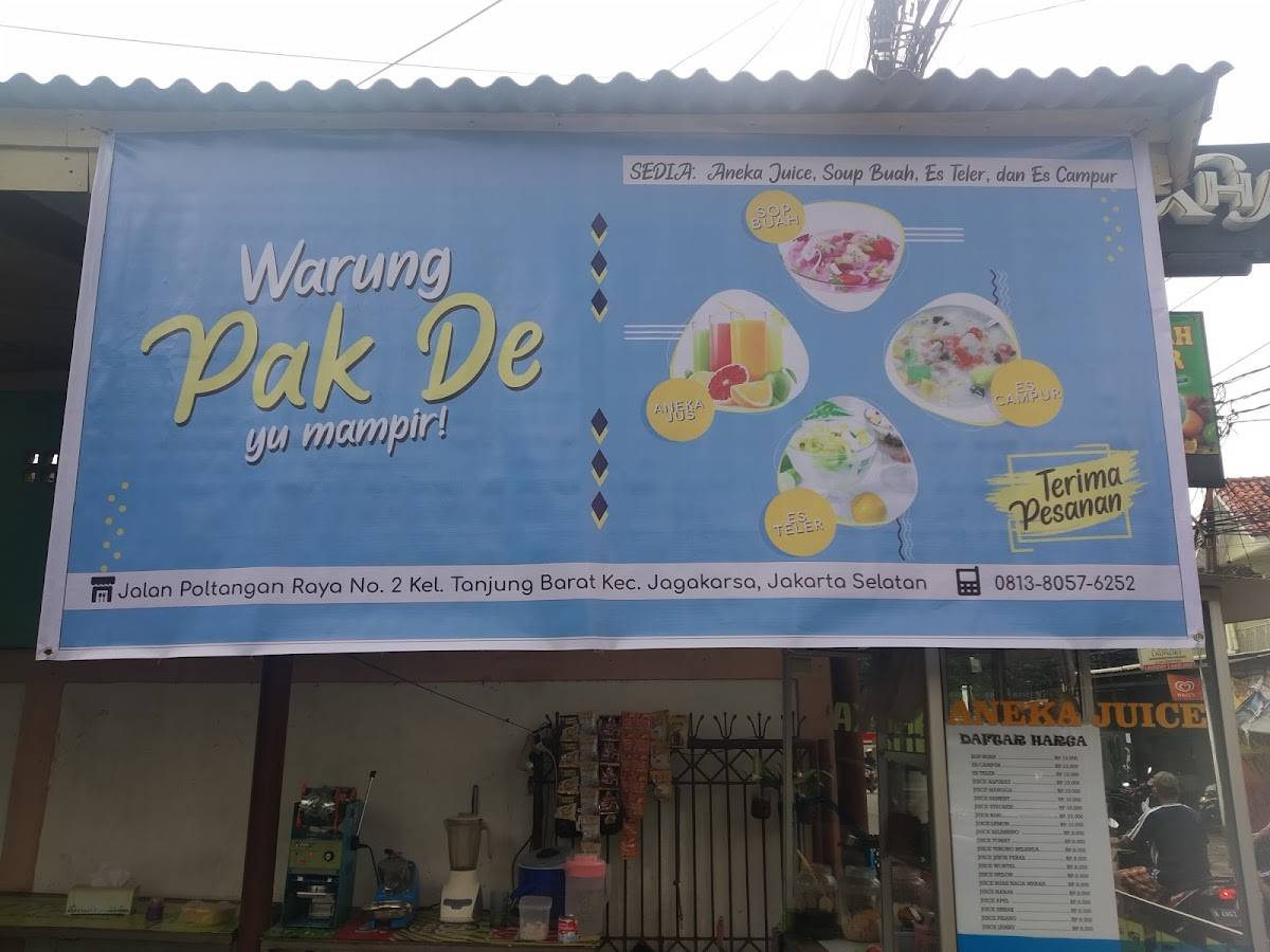 Warung Es Buah Dan Aneka Jus Pakde Terdekat Restoran Dan Tempat Makan