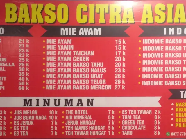 Gambar Makanan Bakso Citra Asia 1