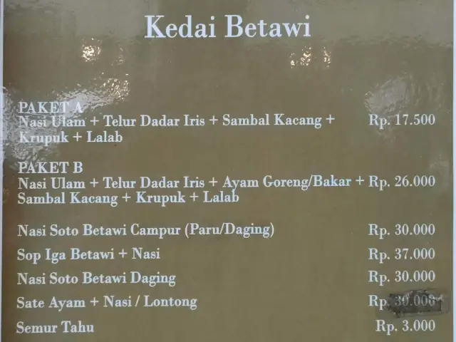 Gambar Makanan KedaiBetawi 1