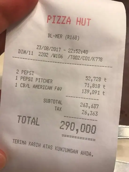 Gambar Makanan Pizza Hut Bali Mercure 15