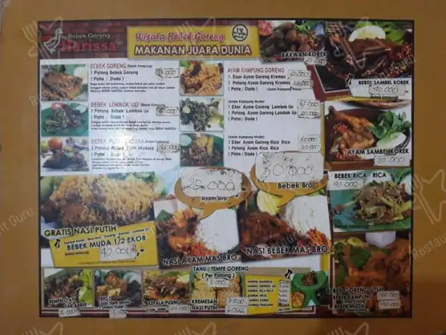 Gambar Makanan Bebek Goreng Harissa Bandung 2