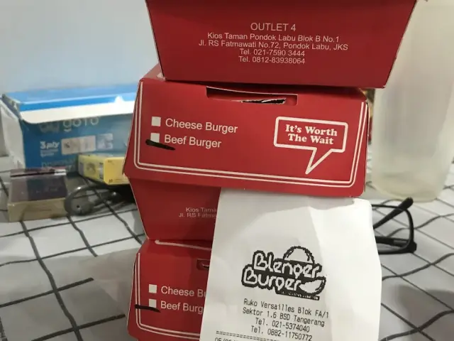 Gambar Makanan Burger Blenger 75