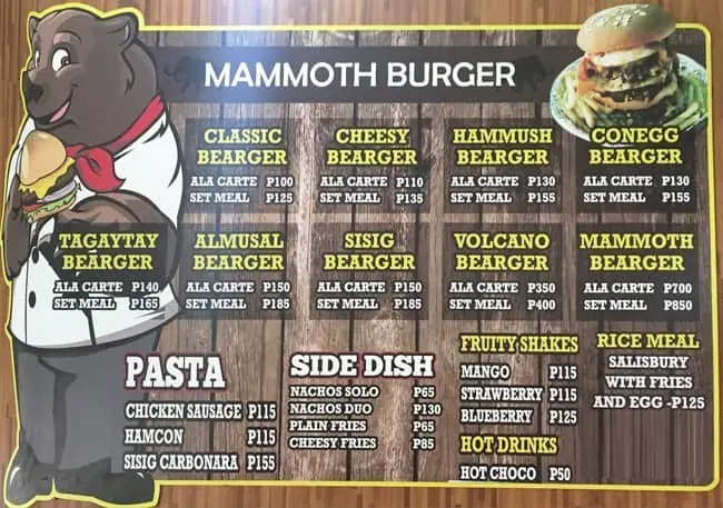 Papa Bear's Mammoth Burger Food Photo 1