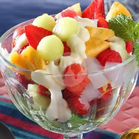 Gambar Makanan Fruit Salad Vanila Ice Cream, Simpang Lambau 2