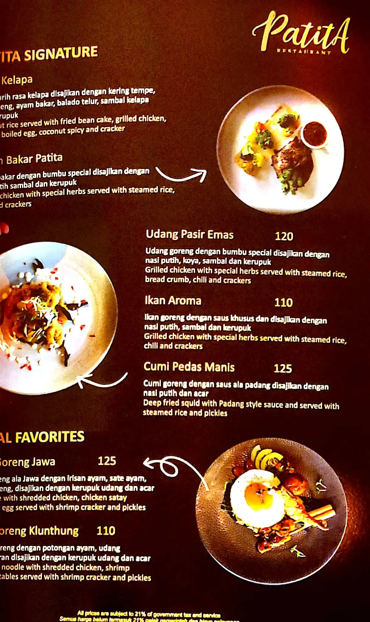 Patita Restaurant - Grand Mercure Surabaya