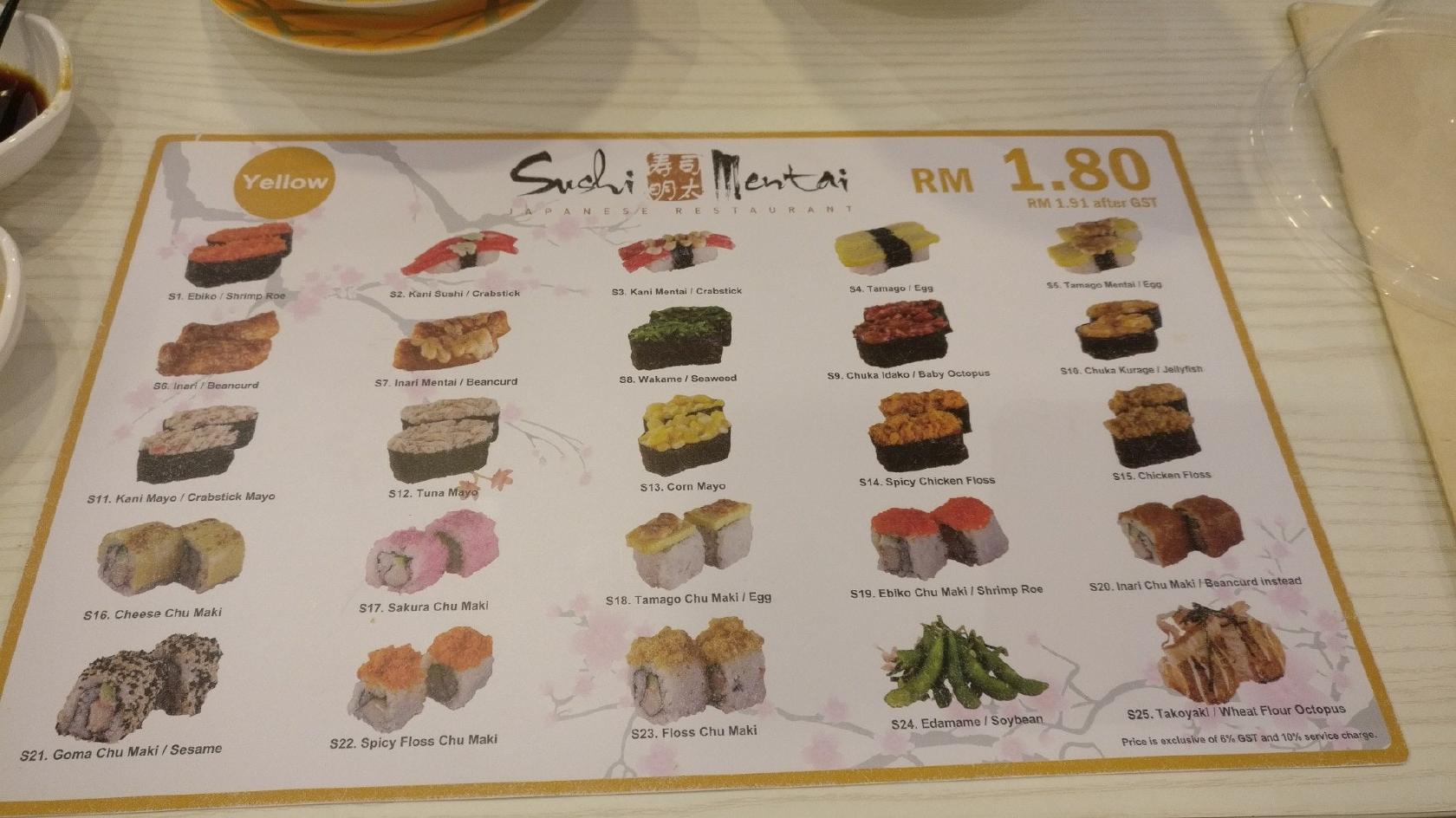 Sushi Mentai @ C180, Japanese, Cheras | YummyAdvisor