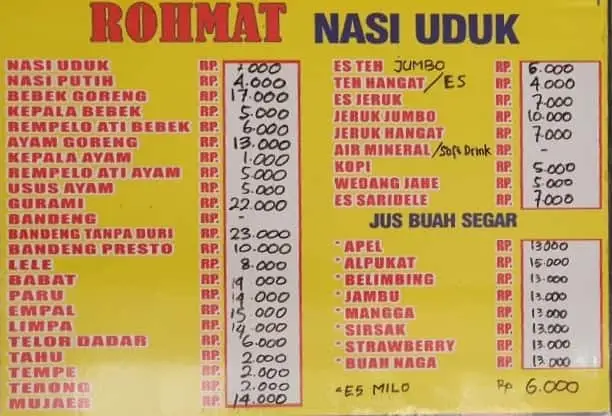 Gambar Makanan Rohmat Nasi Uduk 7