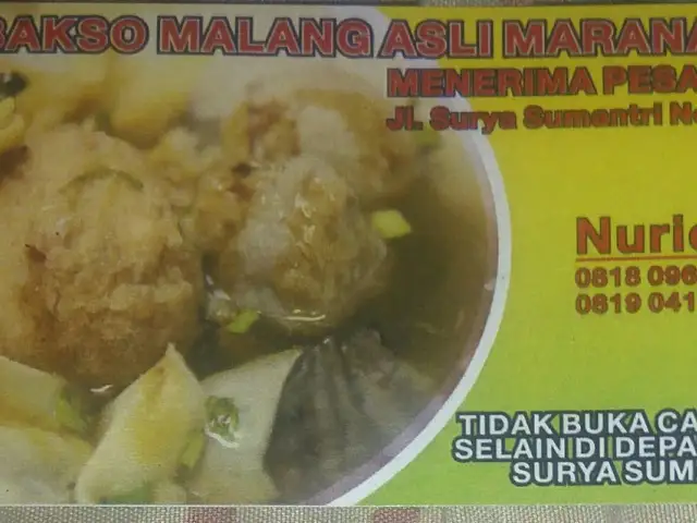 Gambar Makanan Baso Malang Asli Maranatha 10
