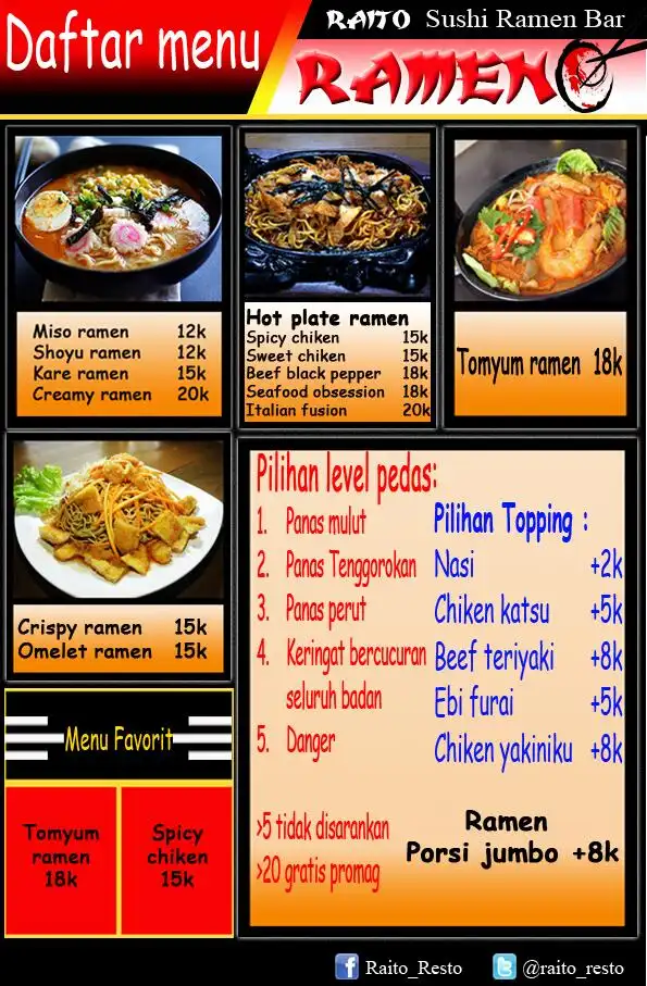 Gambar Makanan Raito Sushi Ramen Bar 6