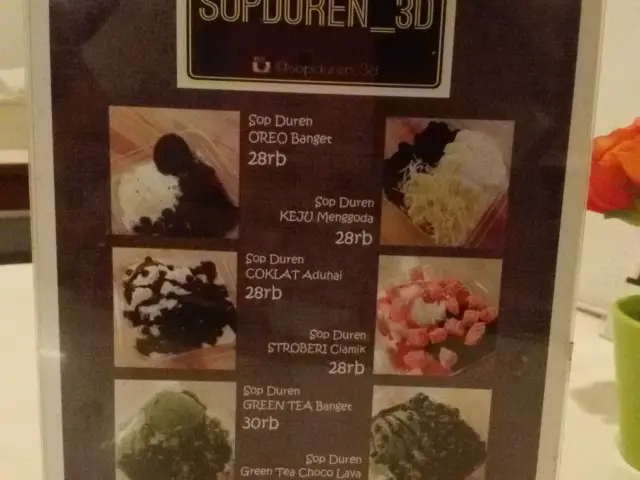 Gambar Makanan Sop Duren 3D 5