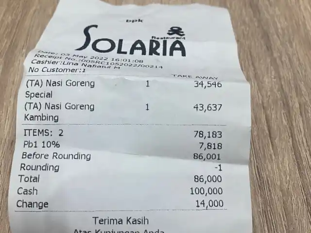 Gambar Makanan Solaria 3