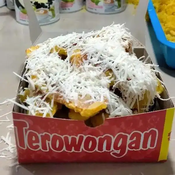 Gambar Makanan Pisang Keju Terowongan, Martabak Boss Bangka Terowongan, Pelita 9