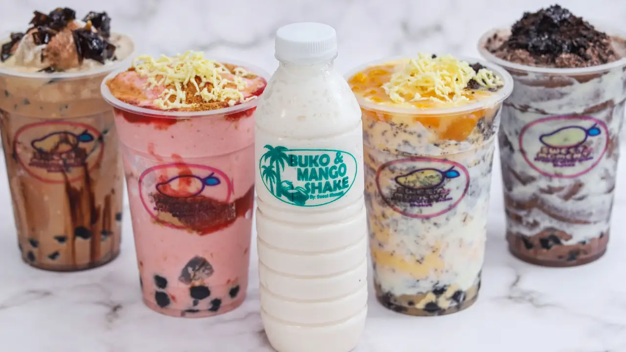 Fresh Buko and Mango Shake by Sweet Moment - Tabun