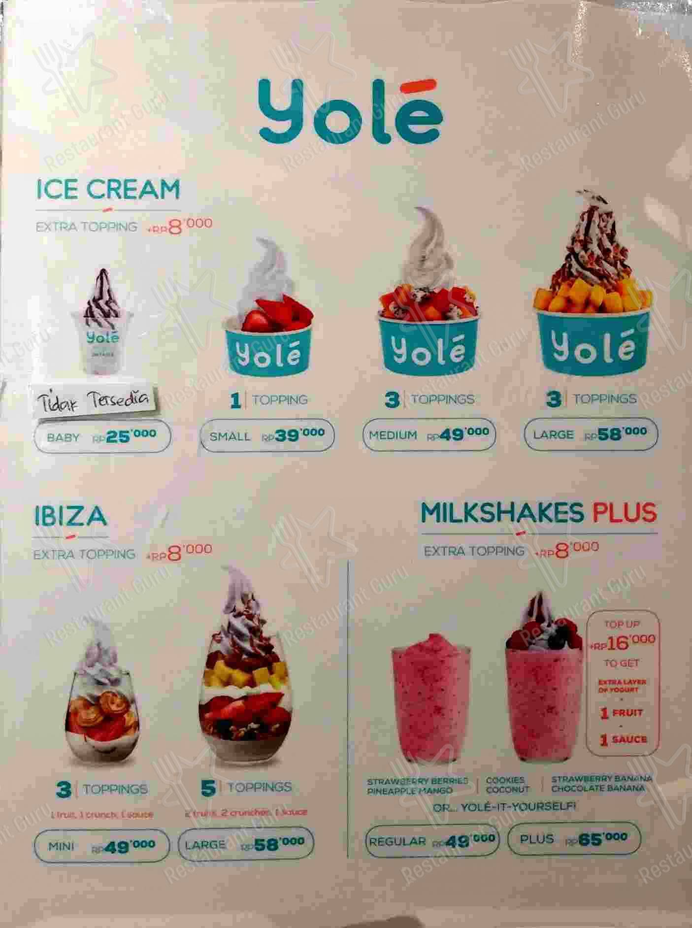 Yolé terdekat Restoran dan Tempat Makan Desserts terdekat di Tangerang