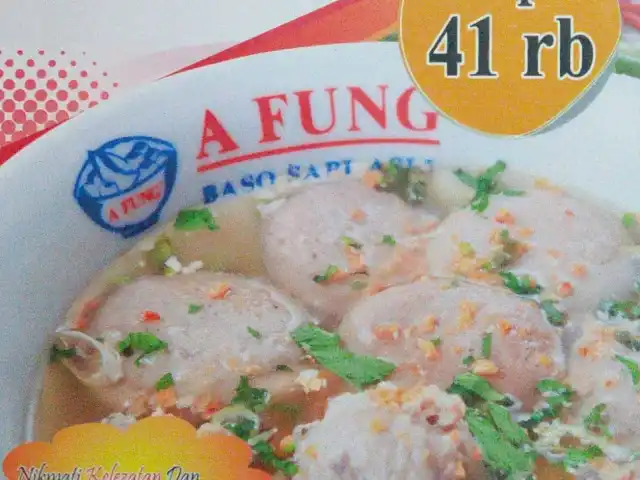 Gambar Makanan A Fung Baso Sapi Asli 6