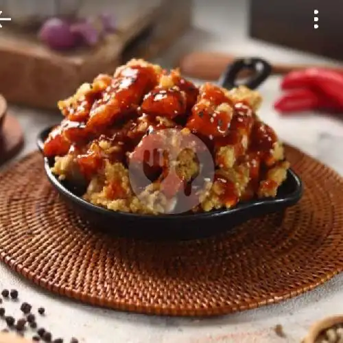Gambar Makanan Ayam Gunting Crunchy dan Thai Tea, Karang Tengah 1 2
