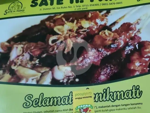 Gambar Makanan Sate Pardi, Kol H Burlian 10