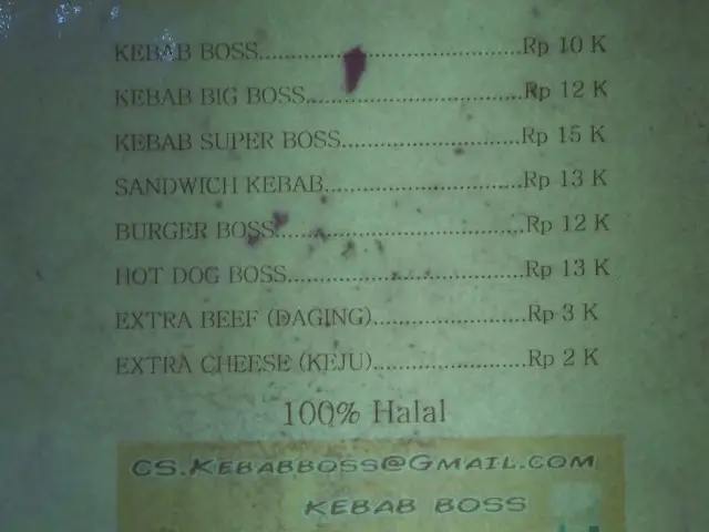 Gambar Makanan Kebab Boss 1
