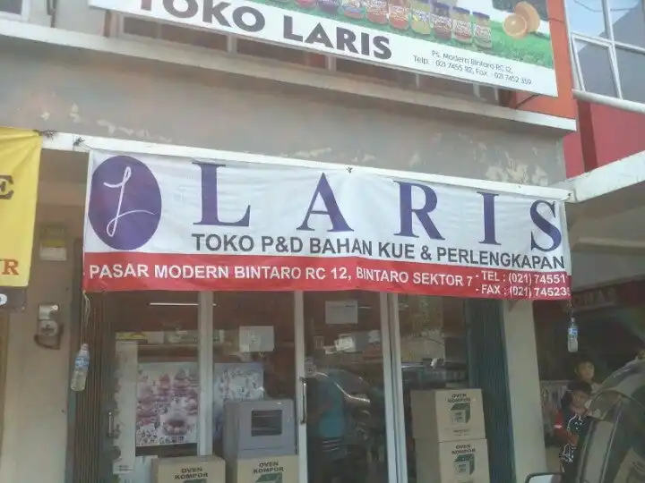 "LARIS" toko bahan kue