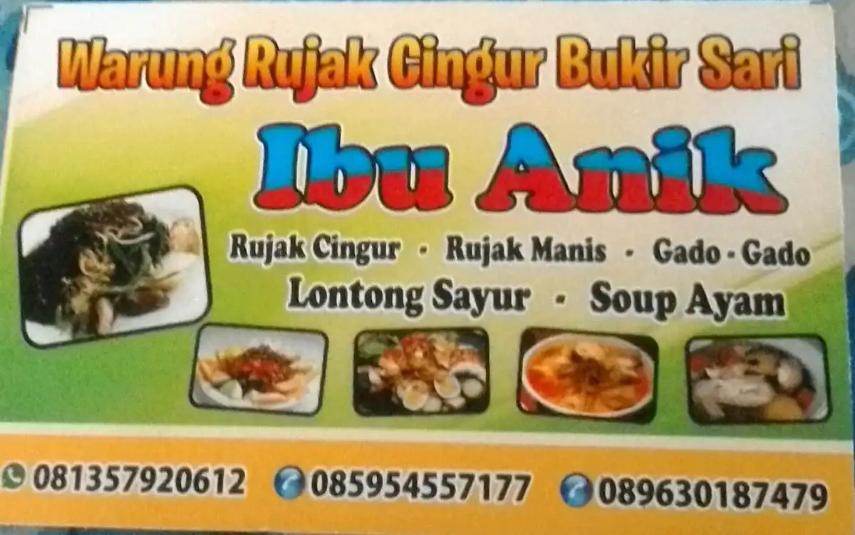 Warung Rujak Cingur Bukir Sari Ibu Anik