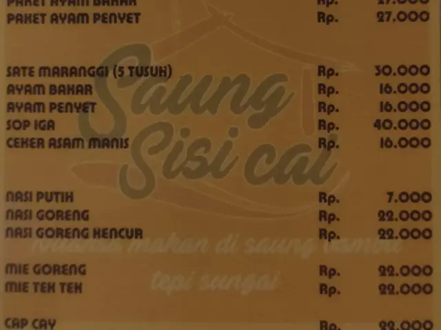 Gambar Makanan Saung Sisi Cai 1