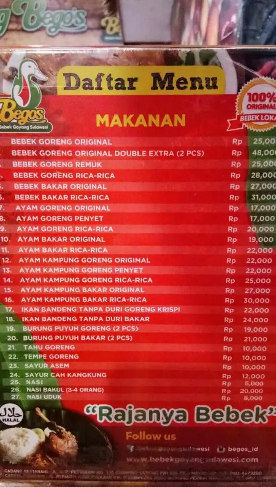 Gambar Makanan Begos (Bebek Goyang Sulawesi) 4