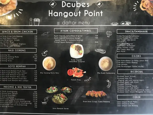 Gambar Makanan D'Cubes Hangout Point 17