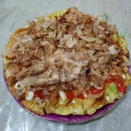 Gambar Makanan Topokki, Takoyaki, Okonomiyaki dan Pisang Keju Adikkaka, Ibu Ganirah 12