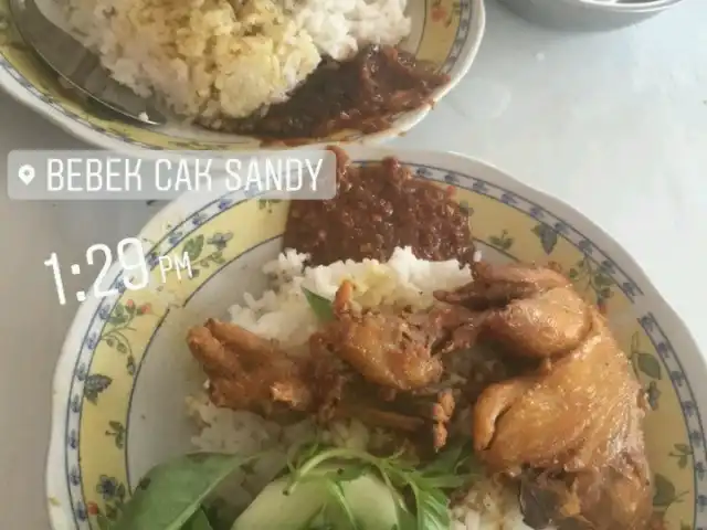 Gambar Makanan Nasi Bebek dan Ayam Goreng Cak Sandy 1