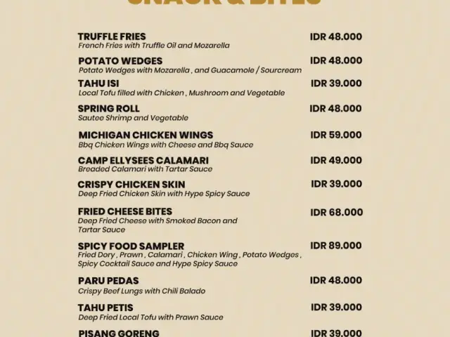 Gambar Makanan Hype Kitchen & Bar 2