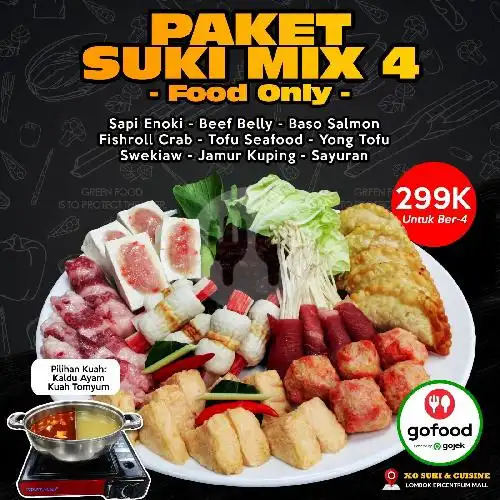 Gambar Makanan XO Suki & Cuisine, Lombok Epicentrum Mall 1