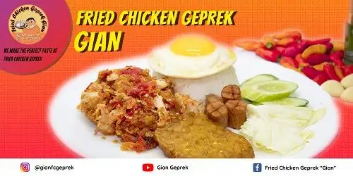 Fried Chicken Geprek Gian - Lakuliner Mampang