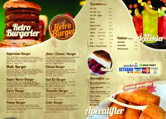 Retro Burger'nin yemek ve ambiyans fotoğrafları 17