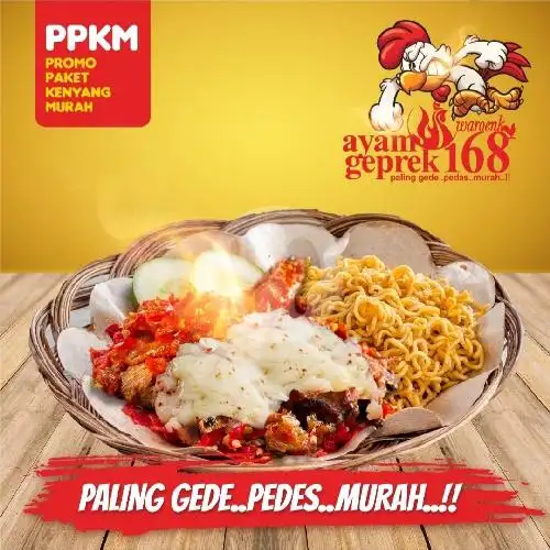 Gambar Makanan Ayam Geprek 168, Kreo Selatan 15