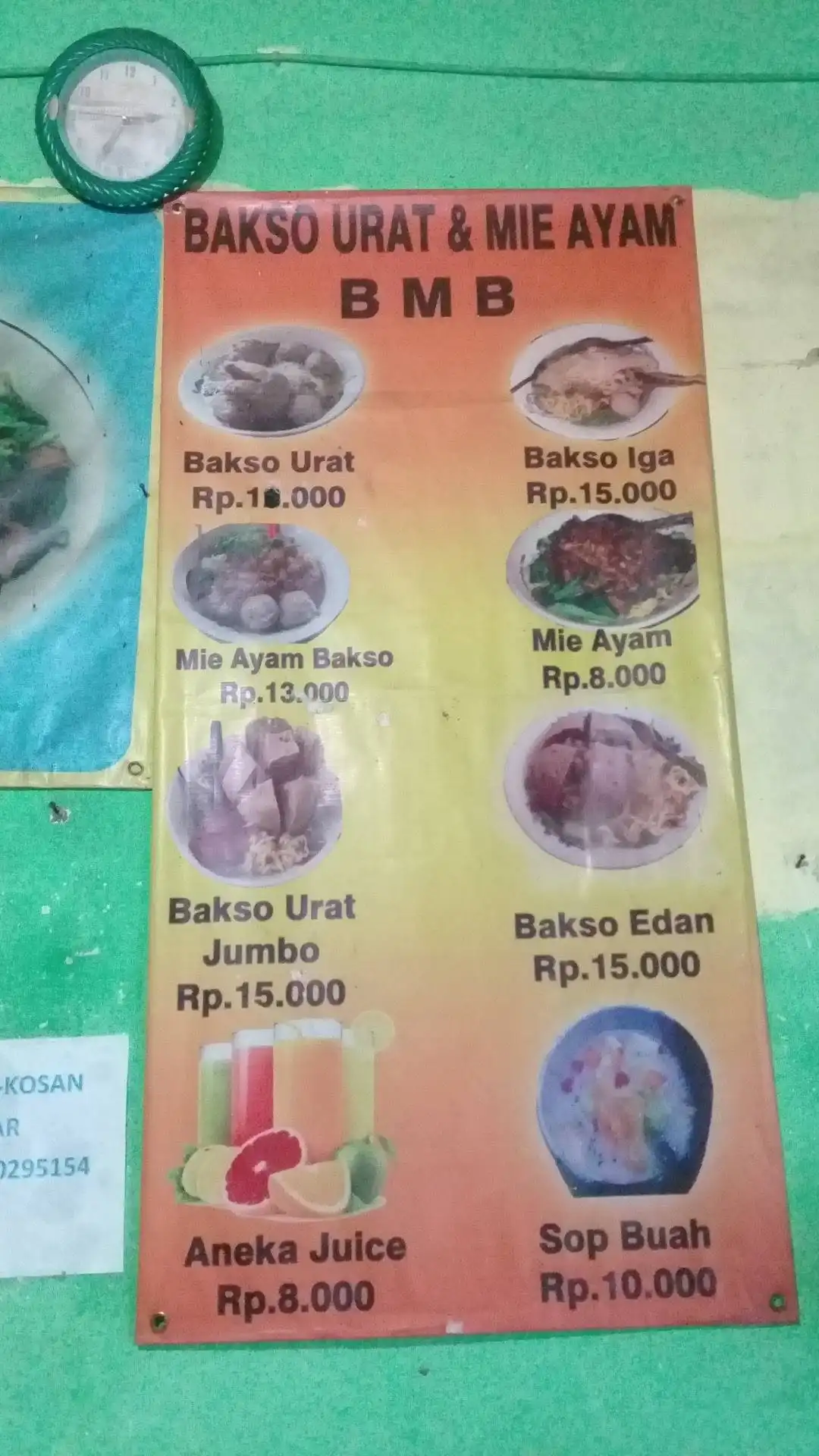 Mie Ayam & Bakso Urat Bmb