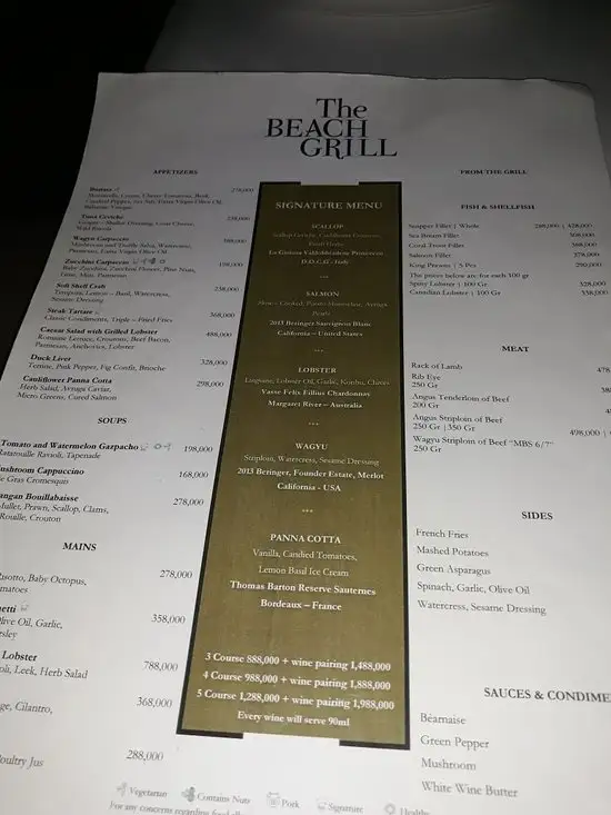 Gambar Makanan The Beach Grill at The Ritz-Carlton, Bali 12