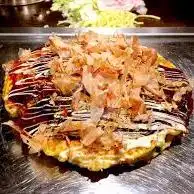 Gambar Makanan Okonomiyaki, Takoyaki dan Pisang Keju Abang Athar 15