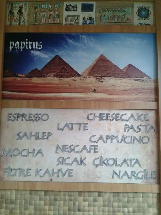 Papirus Nargile Cafe'nin yemek ve ambiyans fotoğrafları 3