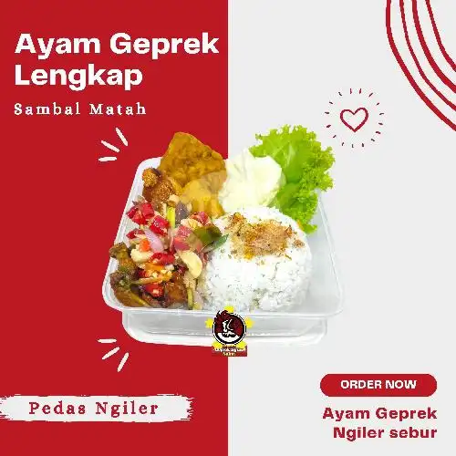 Gambar Makanan Ayam Geprek Ngiler Sebur, Budi Kemulyaan 8