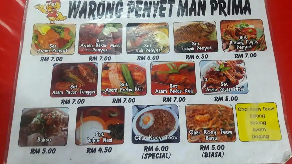 Warong Penyet MAN PRIMA